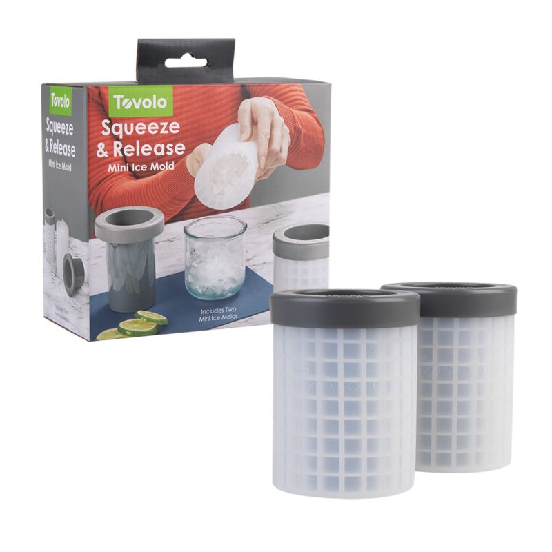tovolo squeeze release ice mould set 2