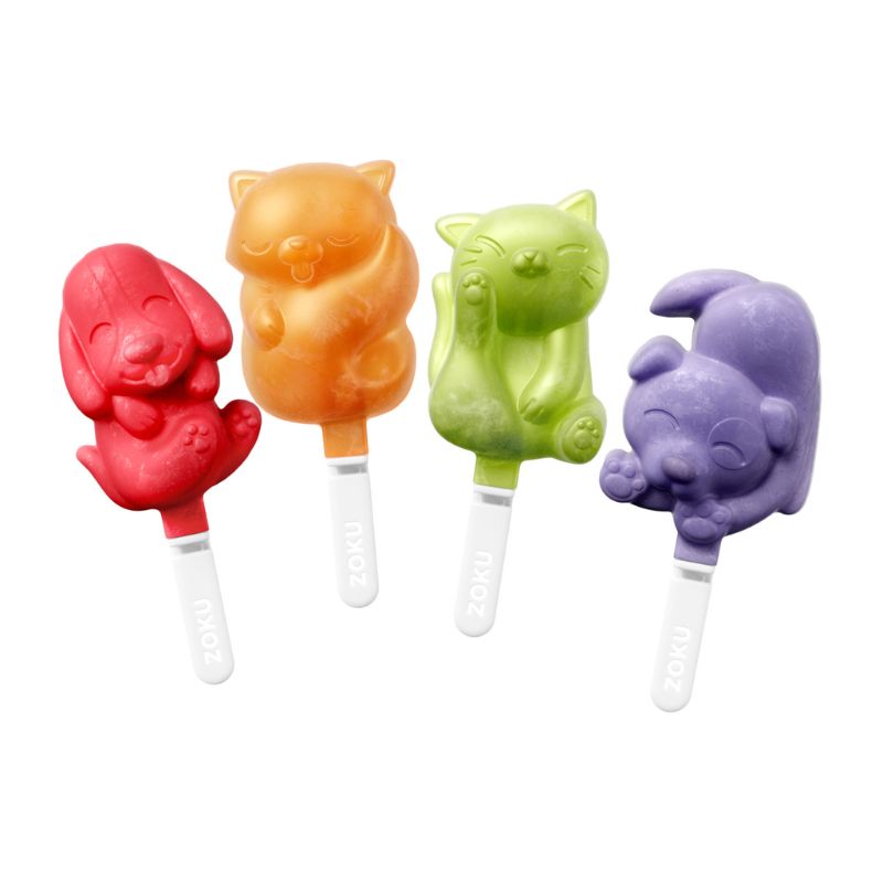 zoku ice block pop mould cat dogs