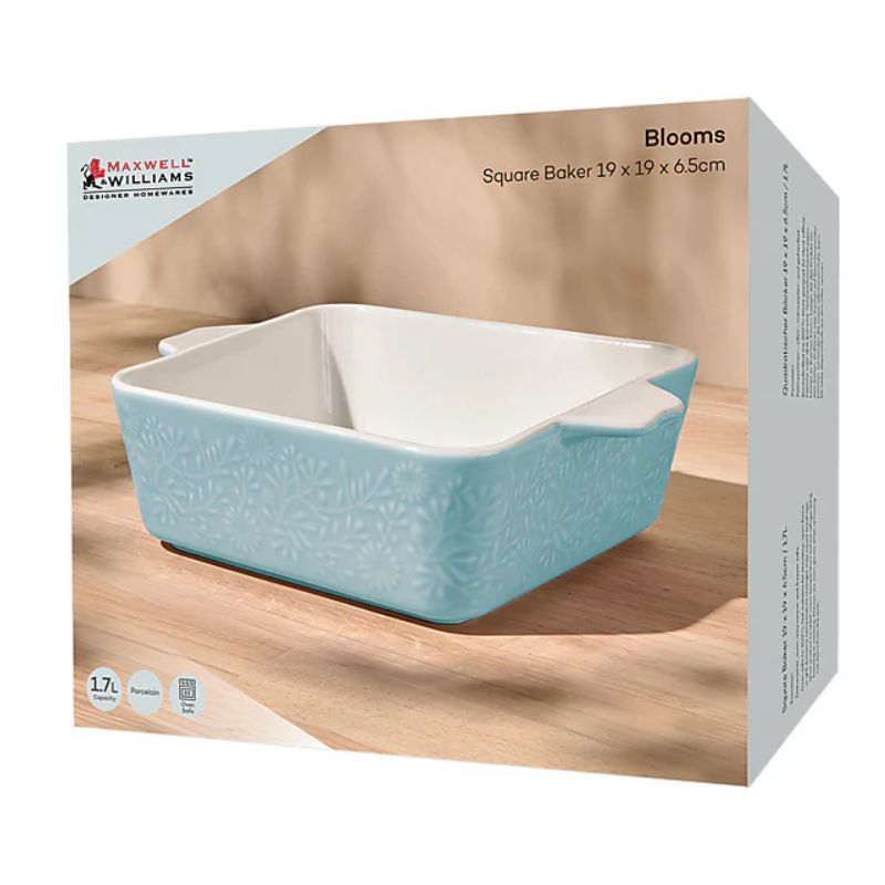 mw blooms baking baker square blue boxing