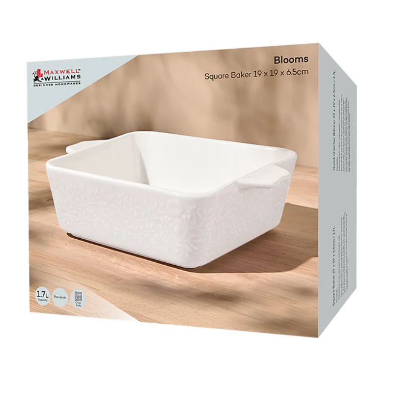 mw blooms baking baker square boxing white