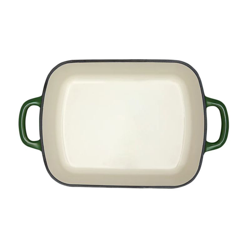 mw cast iron baking roasting green inside view