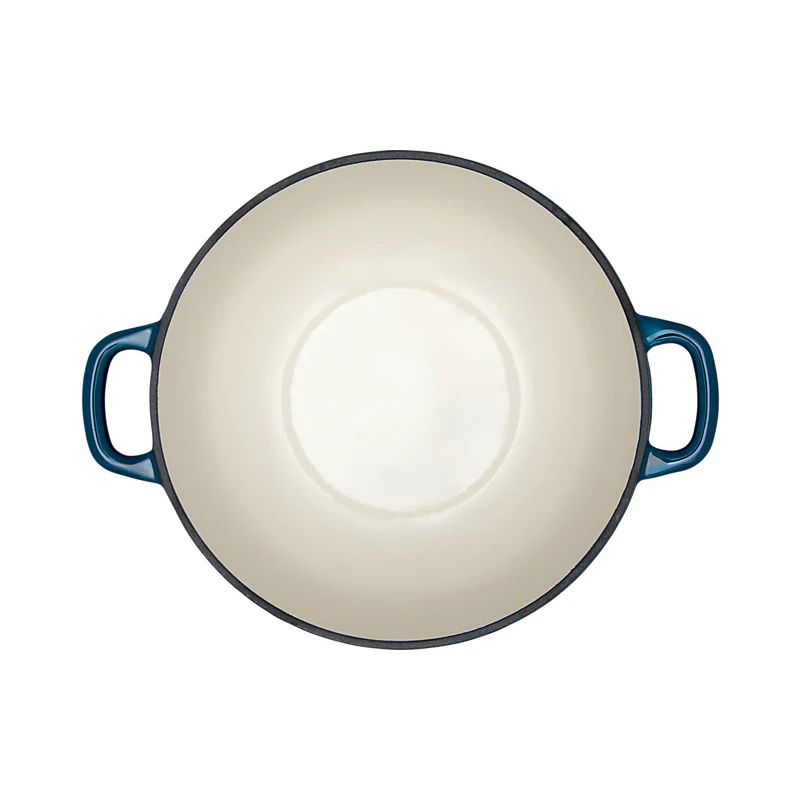 mw cast iron inside view blue