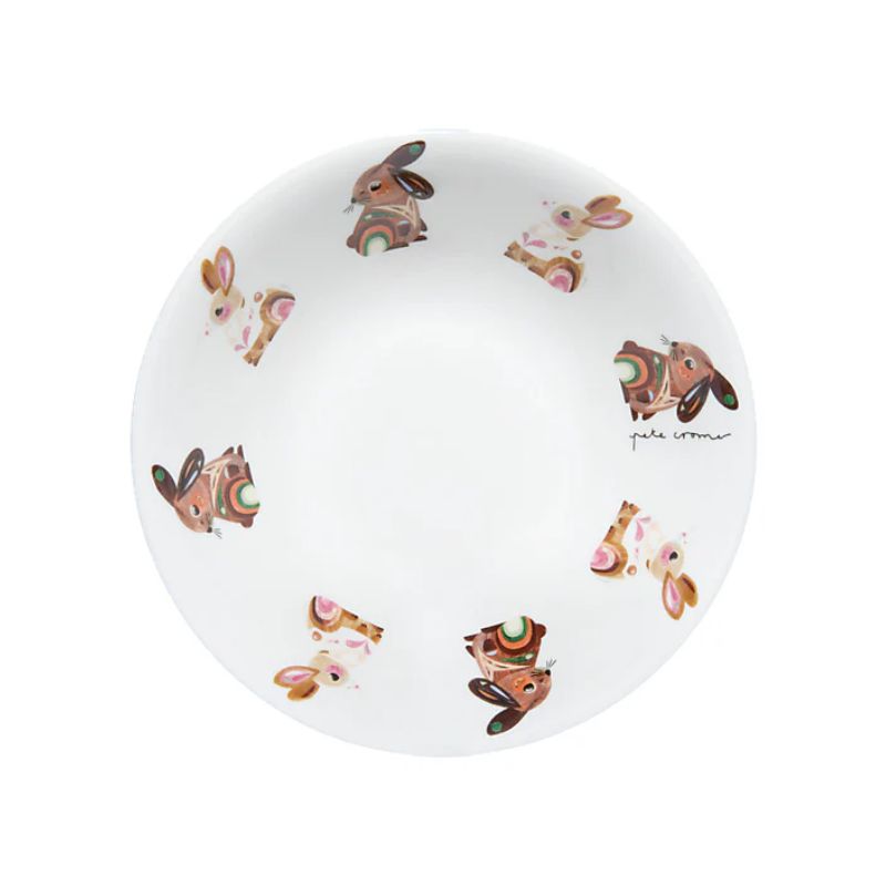 mw pete cromer childrens bunny bowl top view
