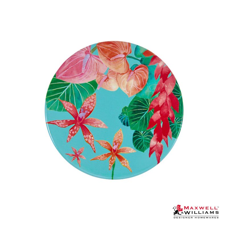 mw tropicana ceramic coaster tropical