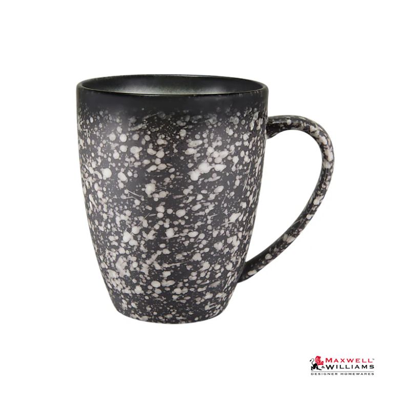 maxwell williams caviar granite mug front view