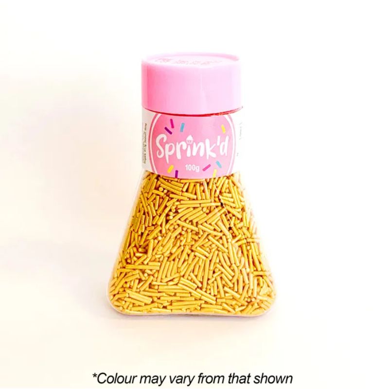 sprink'd jimmies sprinkles gold