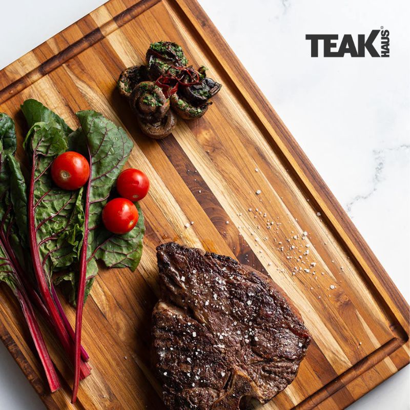 teakhaus traditional chopping board lifestyle image
