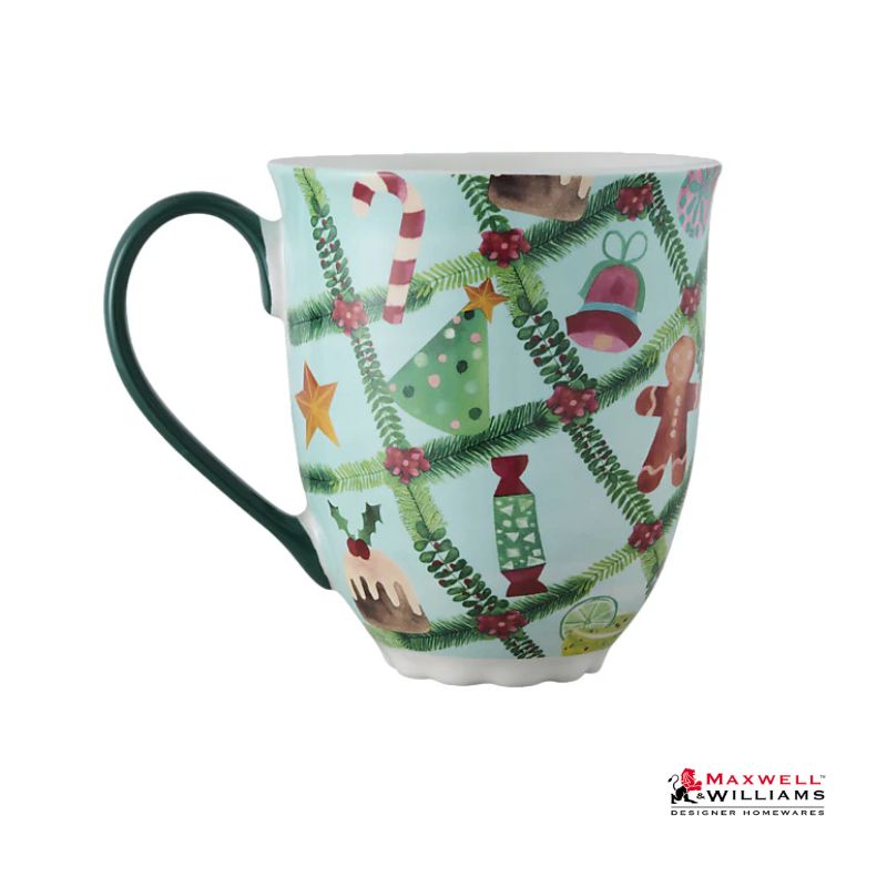 maxwell williams tis the season mug set back image blue