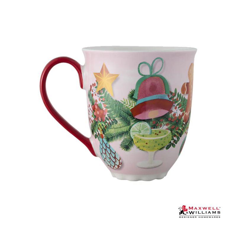 maxwell williams tis the season mug set back image pink