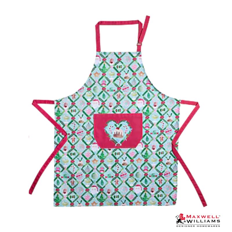maxwell williams tis the season santa and me apron adult