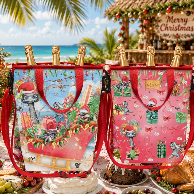 lisa pollock cooler bag lifestyle image festive