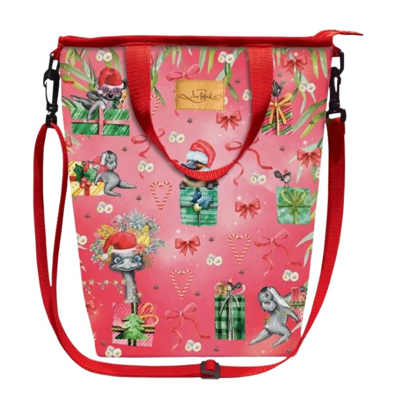 lisa pollock festive frivolities christmas back bag image