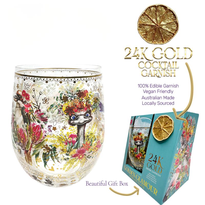 lisa pollock stemless glass australian natives