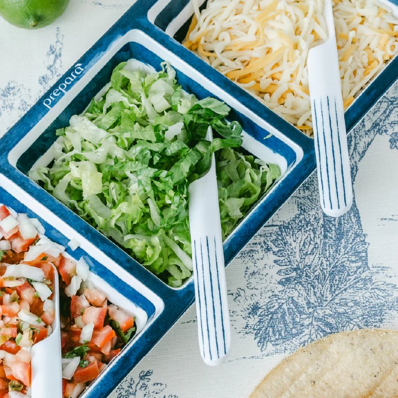prepara taco coastal stripe tray lifestyle image