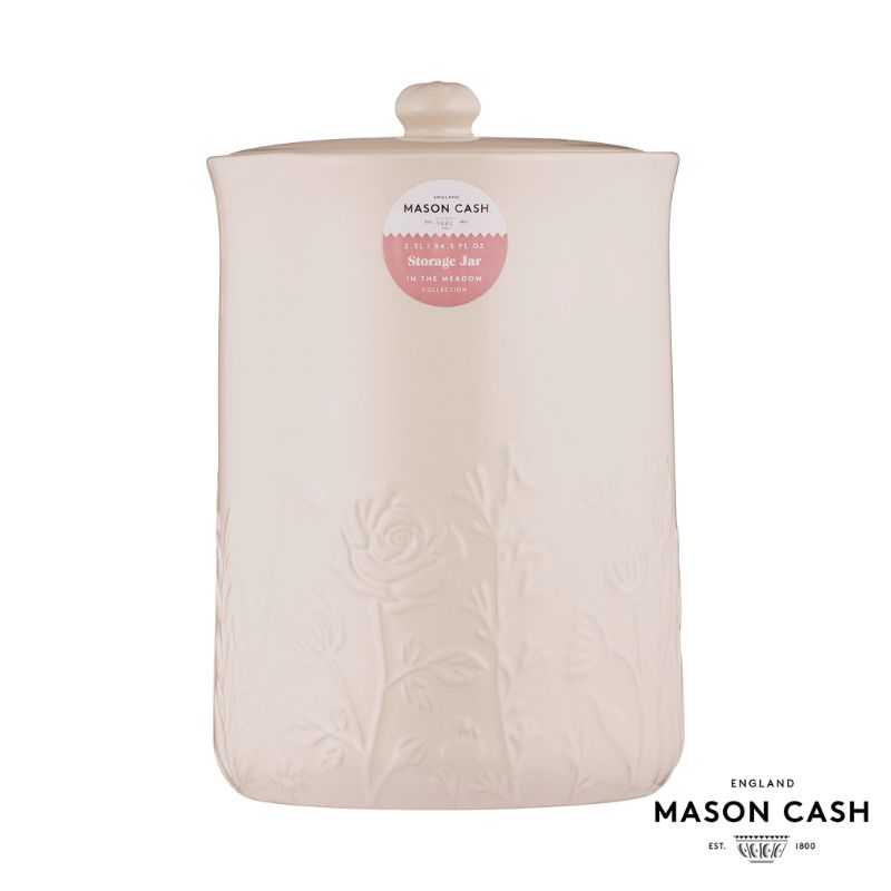 mason cash in the meadow canister cream