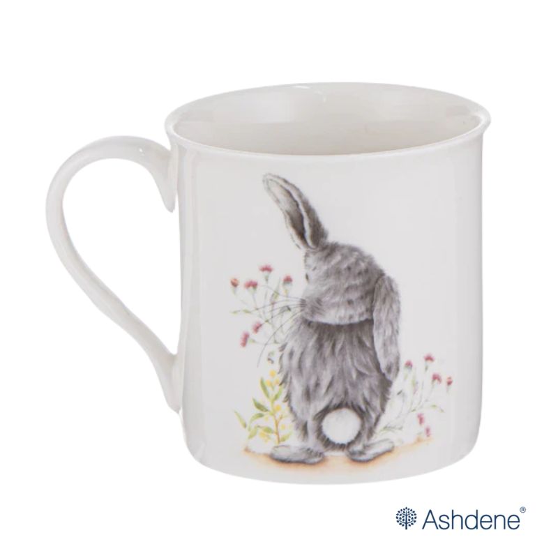 ashdene bunny tales grey bunny back image