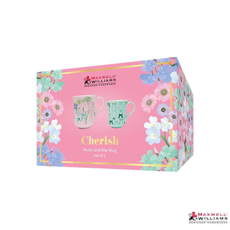 maxwell williams cherish mum and me mug gift box