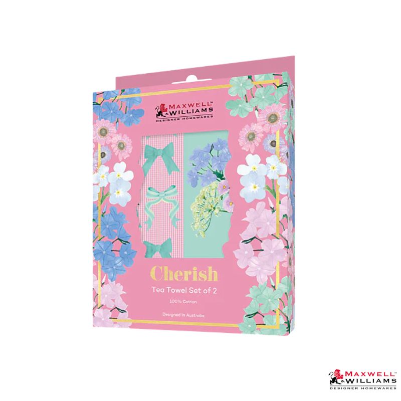 maxwell williams cherish tea towel gift box