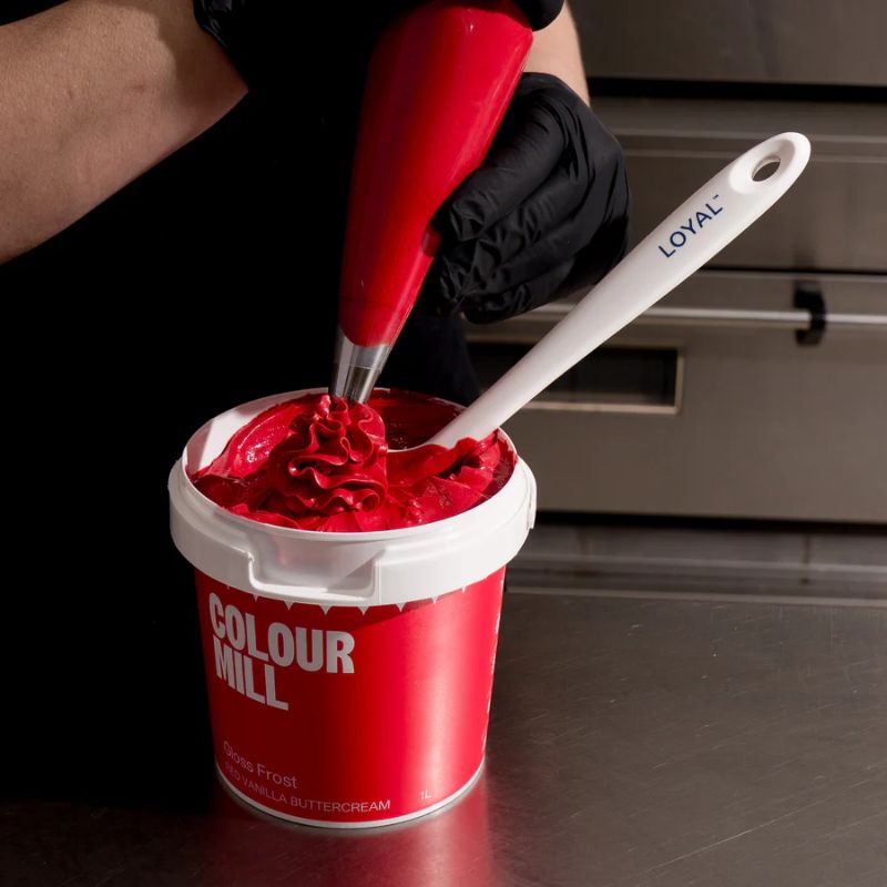 colour mill buttercream red lifestyle image