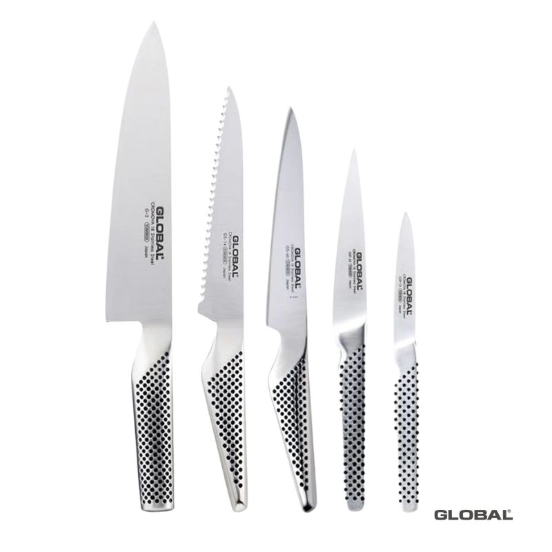 global knife block katana walnut knives