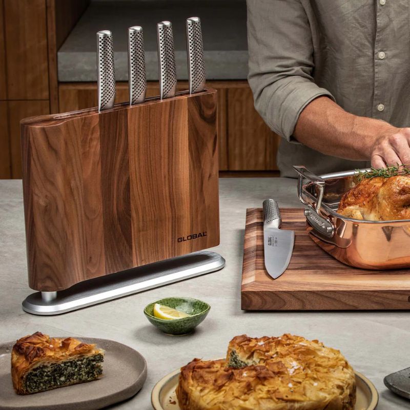 global knife block set uku walnut lifestyle image