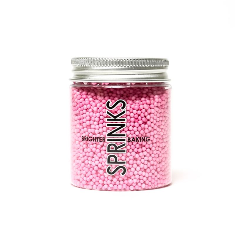 sprinks sprinkles nonpareils pink