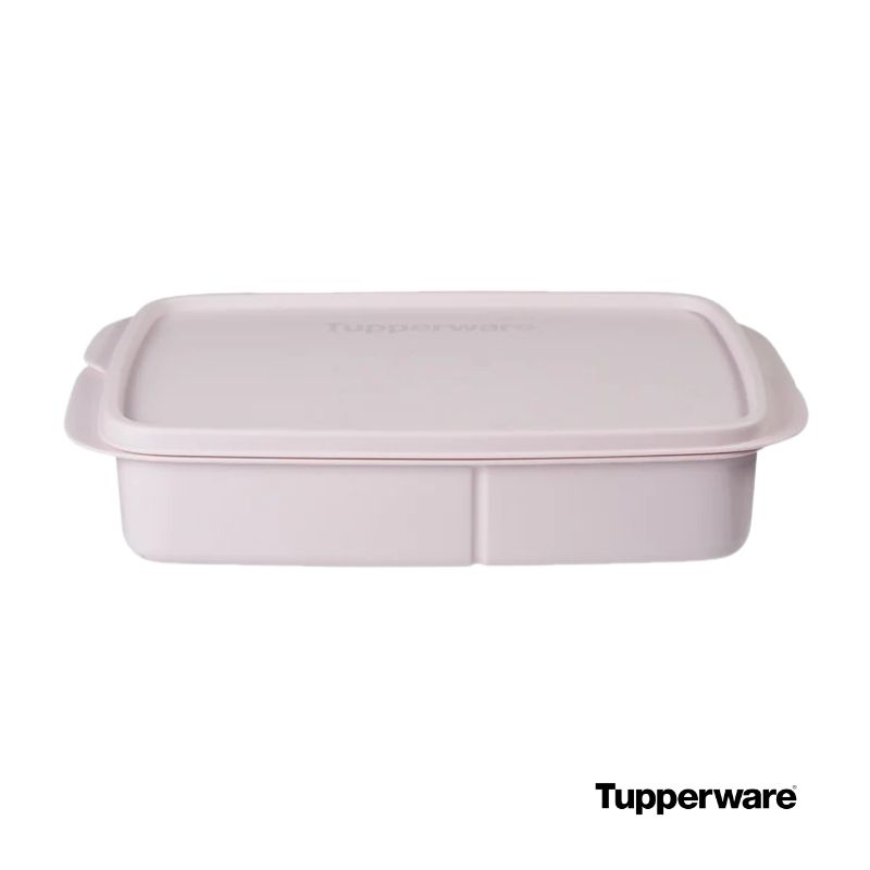 Tupperware lunch box pink top image (6)