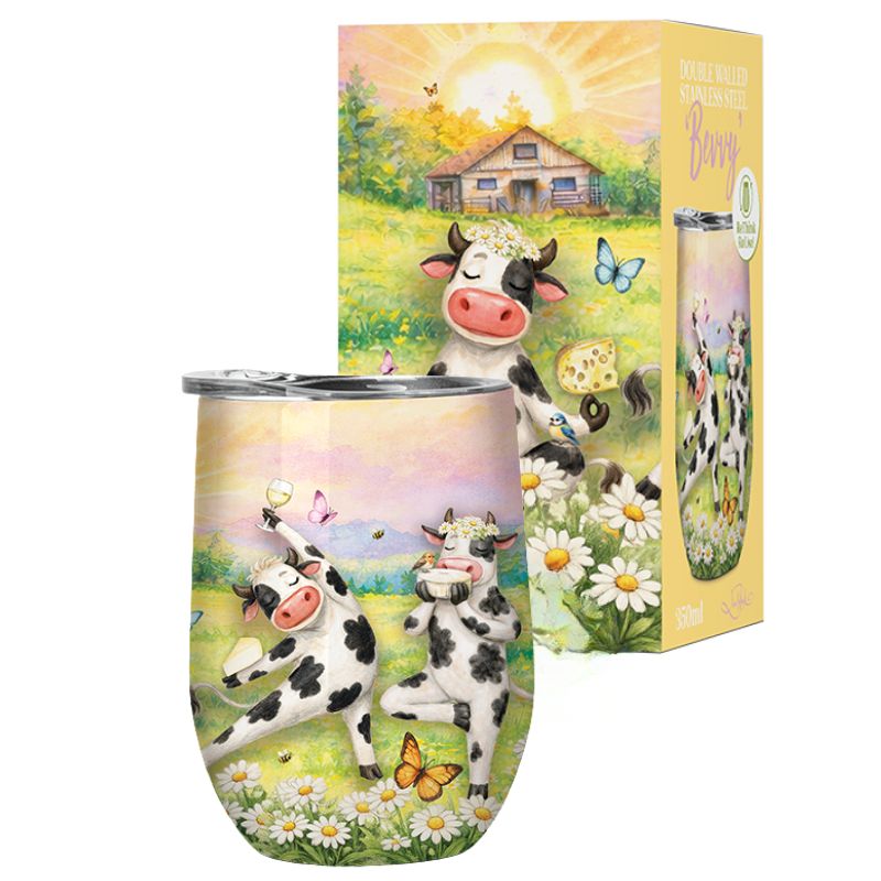 lisa pollock bevvy tumbler calm your farm boxing