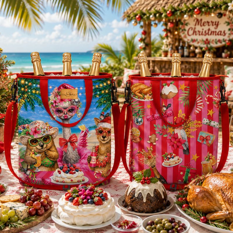 lisa pollock cooler bag christmas crackers chrissy lifestyle image