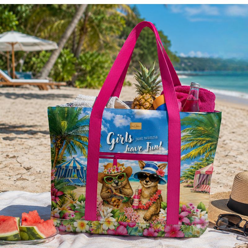 lisa pollock tote bag girls on tour lifestyle image