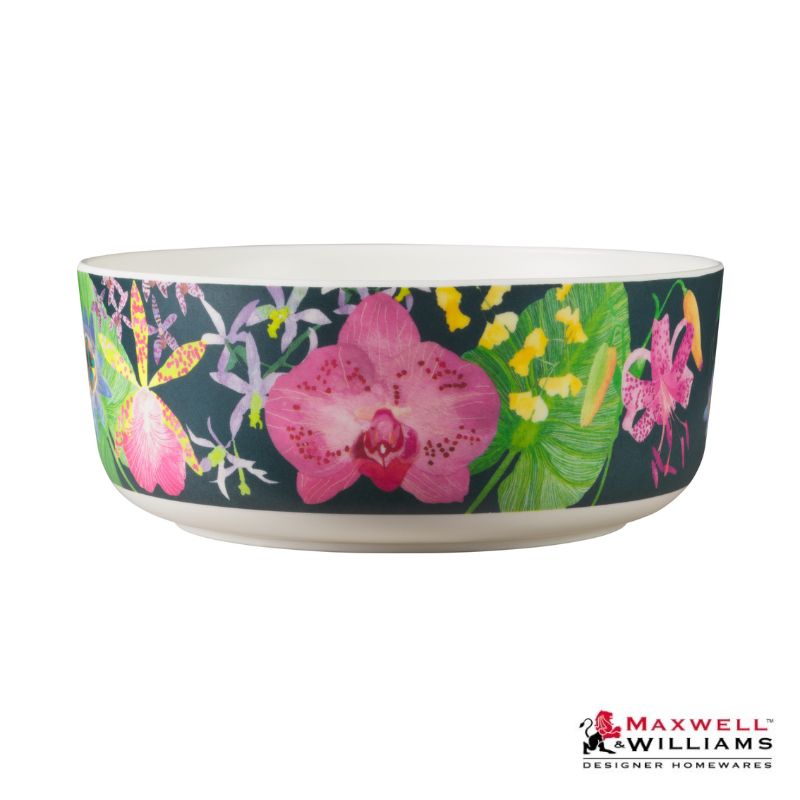 MW Tropical Twilight Melemine bowls 16x6.5cm set of 4 front