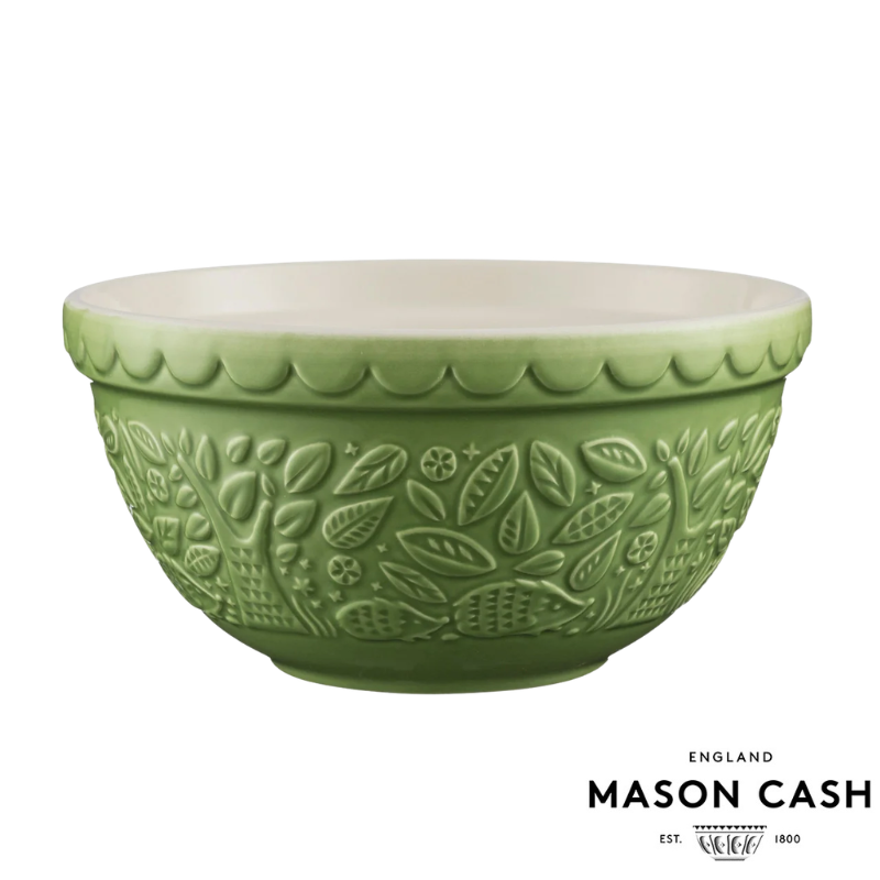 Mason Cash In the Forest Hedgehog Green Mixing Bowl 21cm 1.1L