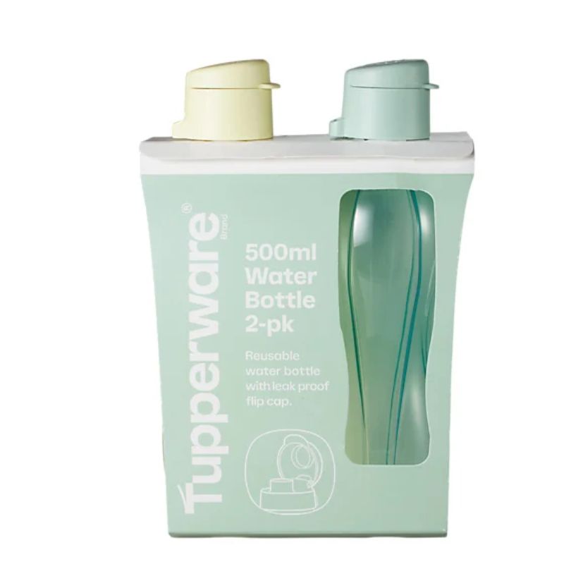 Tupperware eco water bottle 500ml packaging