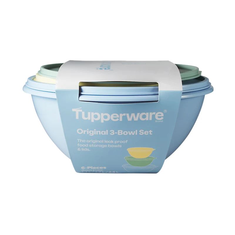 Tupperware original bowl set 3 packaging