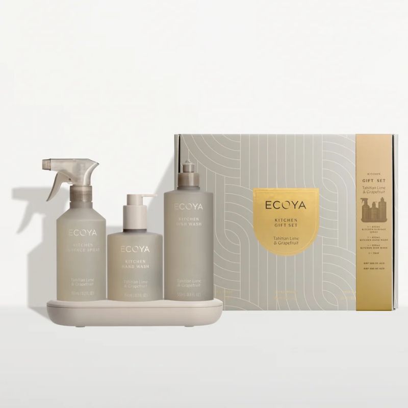 ecoya kitchen tahitian lime and grapefruit set