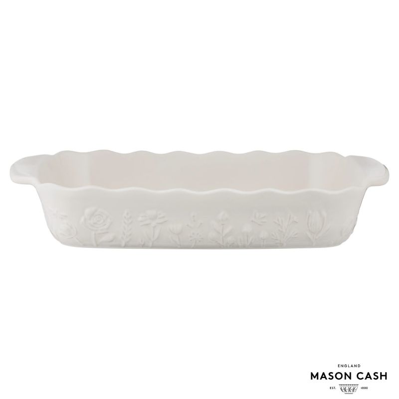 Mason Cash in the meadow large rectangle baker