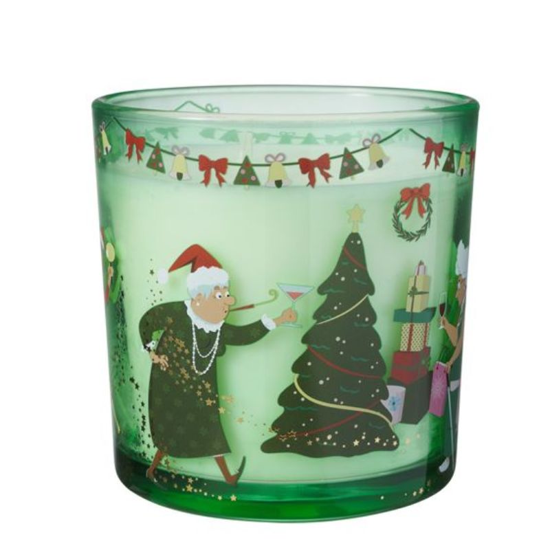 love anna jolly folk festive pine candle