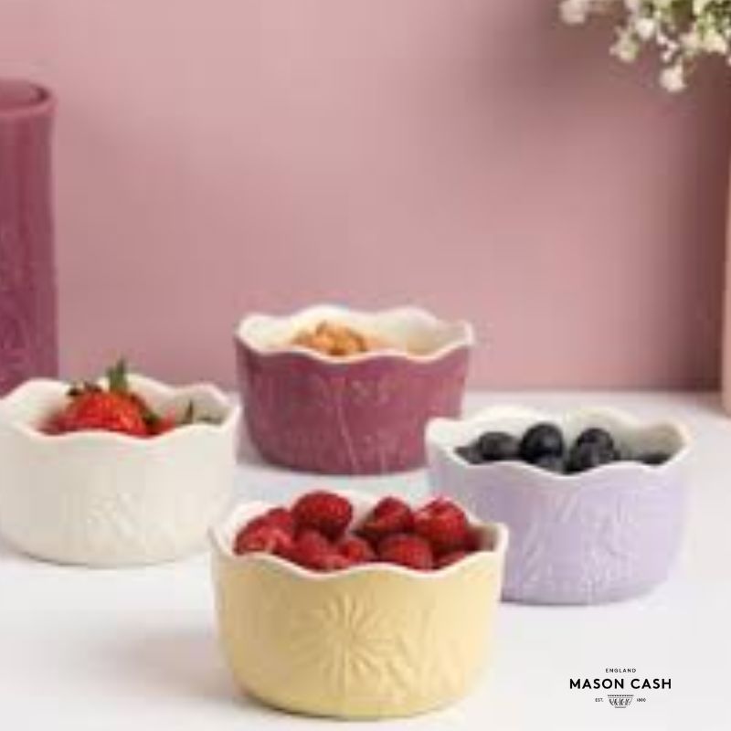 mason cash in the meadow set 4 ramekin lifestyle image